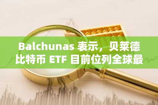 Balchunas 表示，贝莱德比特币 ETF 目前位列全球最大 ETF 第 23 位，排名前 25 位的最年轻 ETF 已成立 12 年