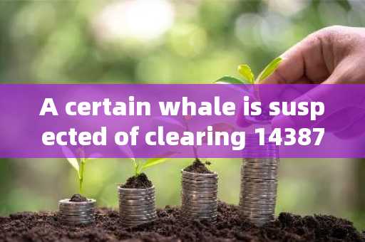A certain whale is suspected of clearing 14387 ETH, with an estimated loss of over 12 million magnes