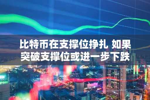 比特币在支撑位挣扎 如果突破支撑位或进一步下跌