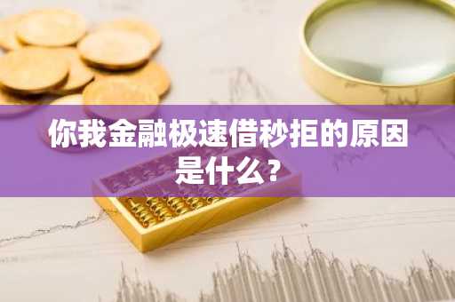你我金融极速借秒拒的原因是什么？