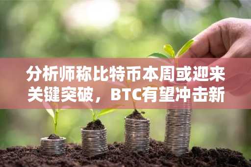 分析师称比特币本周或迎来关键突破，BTC有望冲击新高