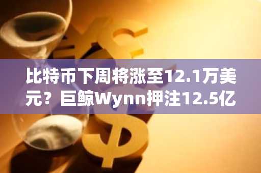 比特币下周将涨至12.1万美元？巨鲸Wynn押注12.5亿美元