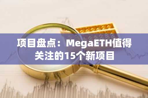 项目盘点：MegaETH值得关注的15个新项目