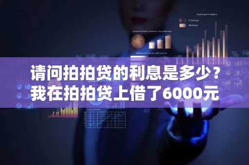 请问拍拍贷的利息是多少？我在拍拍贷上借了6000元。