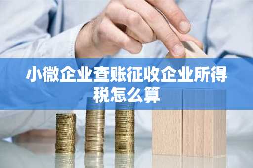 小微企业查账征收企业所得税怎么算