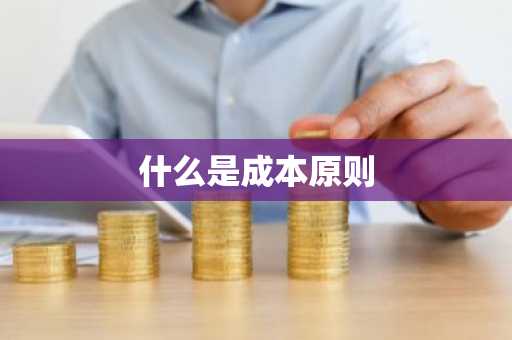 什么是成本原则