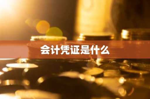 会计凭证是什么