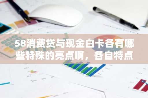 58消费贷与现金白卡各有哪些特殊的亮点啊，各自特点有哪些啊？