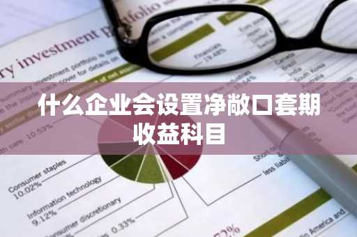 什么企业会设置净敞口套期收益科目