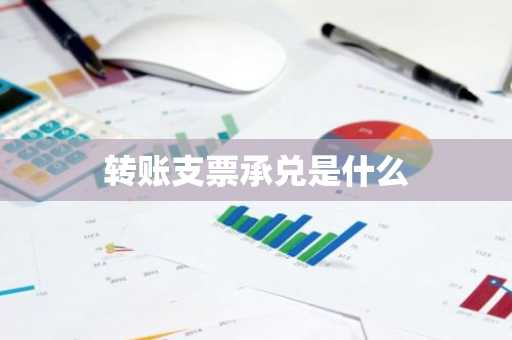 转账支票承兑是什么