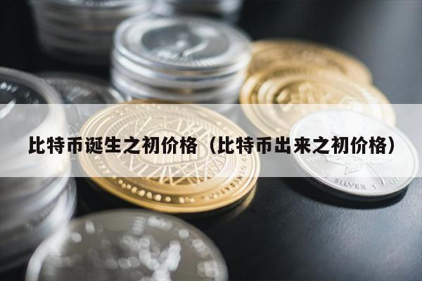 比特币诞生之初价格（比特币出来之初价格）