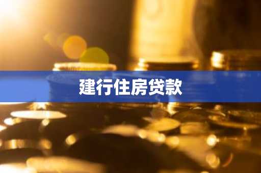 建行住房贷款