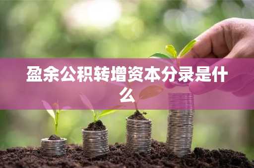 盈余公积转增资本分录是什么