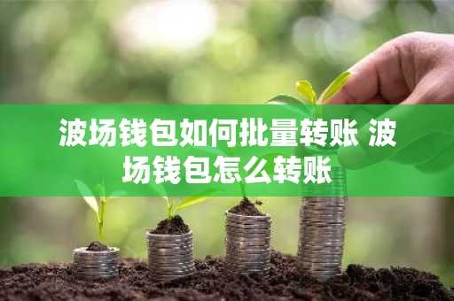 波场钱包如何批量转账 波场钱包怎么转账