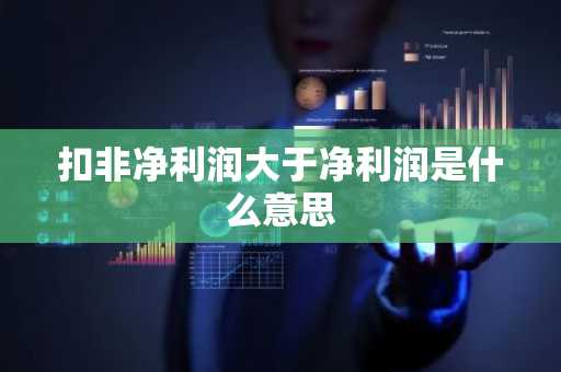 扣非净利润大于净利润是什么意思