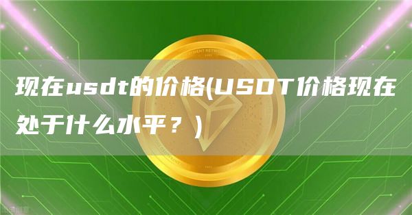 现在usdt的价格 - USDT价格现在处于什么水平？