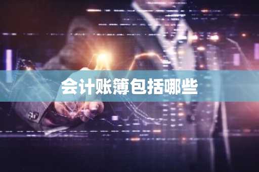 会计账簿包括哪些