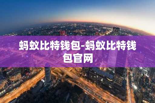 蚂蚁比特钱包-蚂蚁比特钱包官网