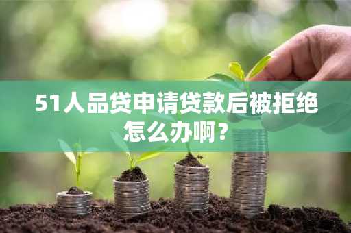 51人品贷申请贷款后被拒绝怎么办啊？