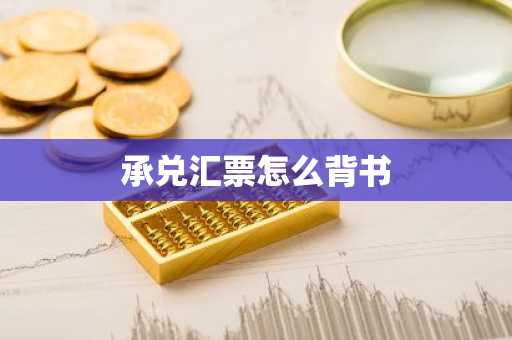 承兑汇票怎么背书