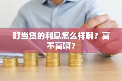 叮当贷的利息怎么样啊？高不高啊？