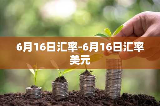 6月16日汇率-6月16日汇率美元