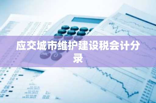 应交城市维护建设税会计分录