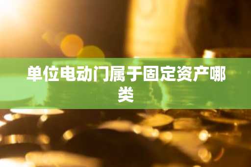 单位电动门属于固定资产哪类