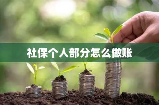 社保个人部分怎么做账