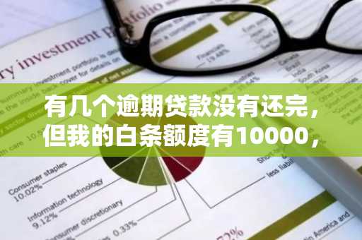有几个逾期贷款没有还完，但我的白条额度有10000，能申请小白信用卡？