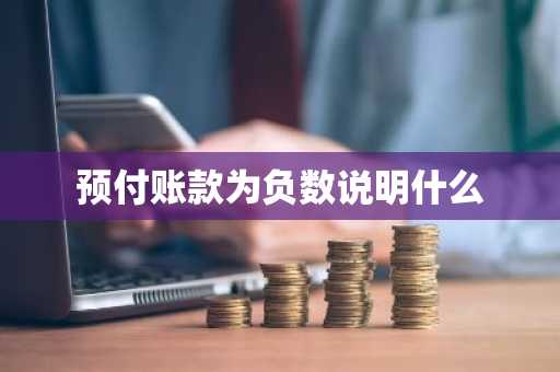 预付账款为负数说明什么