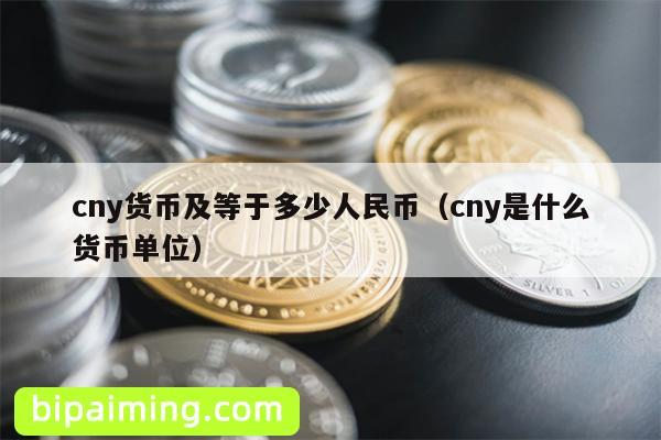 cny货币及等于多少人民币（cny是什么货币单位）