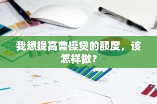 我想提高曹操贷的额度，该怎样做？