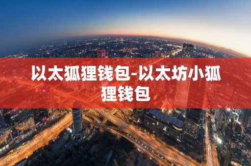 以太狐狸钱包-以太坊小狐狸钱包