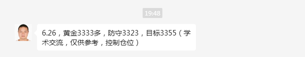 黄金回踩，晚间3333一线上车做多！