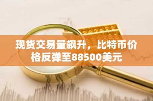 现货交易量飙升，比特币价格反弹至88500美元