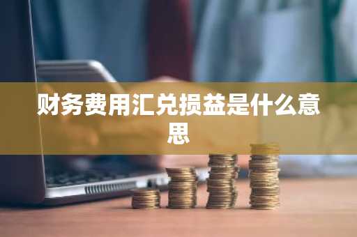 财务费用汇兑损益是什么意思