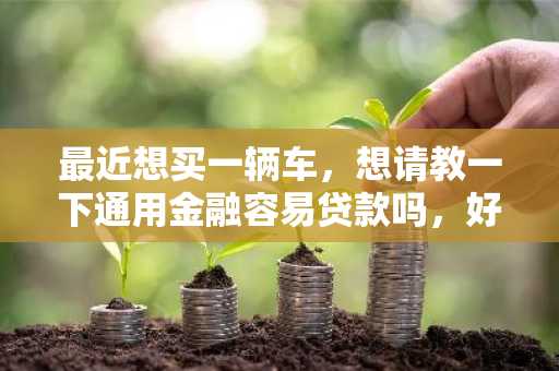 最近想买一辆车，想请教一下通用金融容易贷款吗，好贷吗？