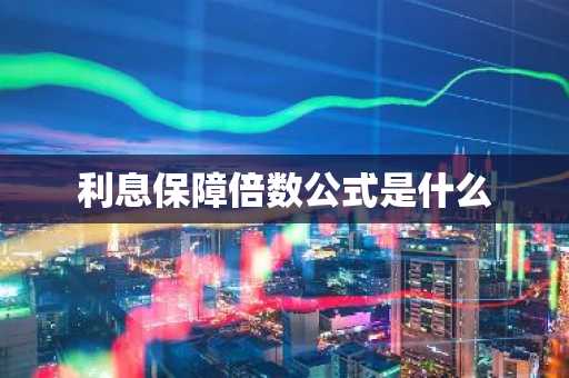 利息保障倍数公式是什么