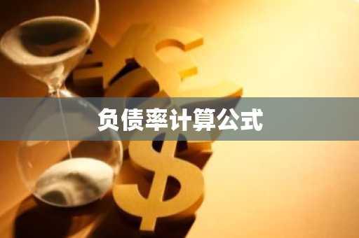 负债率计算公式