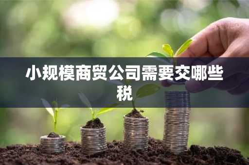 小规模商贸公司需要交哪些税