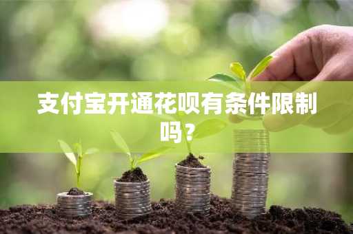 支付宝开通花呗有条件限制吗？