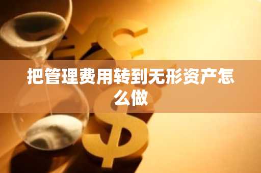把管理费用转到无形资产怎么做