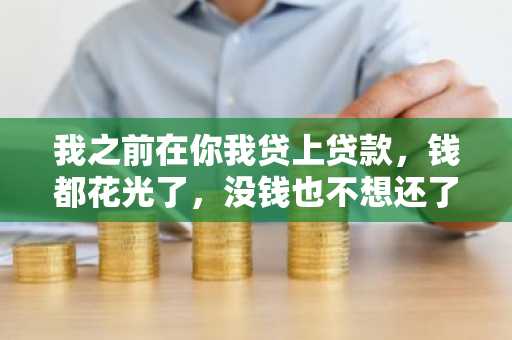 我之前在你我贷上贷款，钱都花光了，没钱也不想还了，你我贷借款逾期不还会怎样？