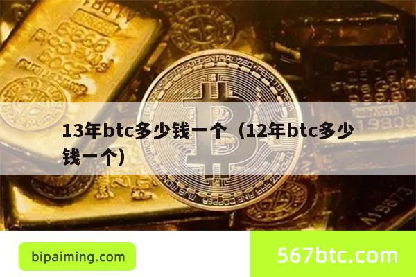 13年btc多少钱一个（12年btc多少钱一个）