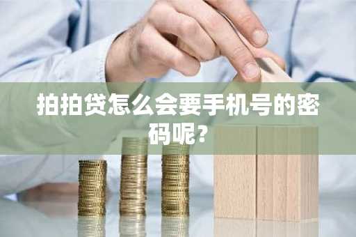 拍拍贷怎么会要手机号的密码呢？