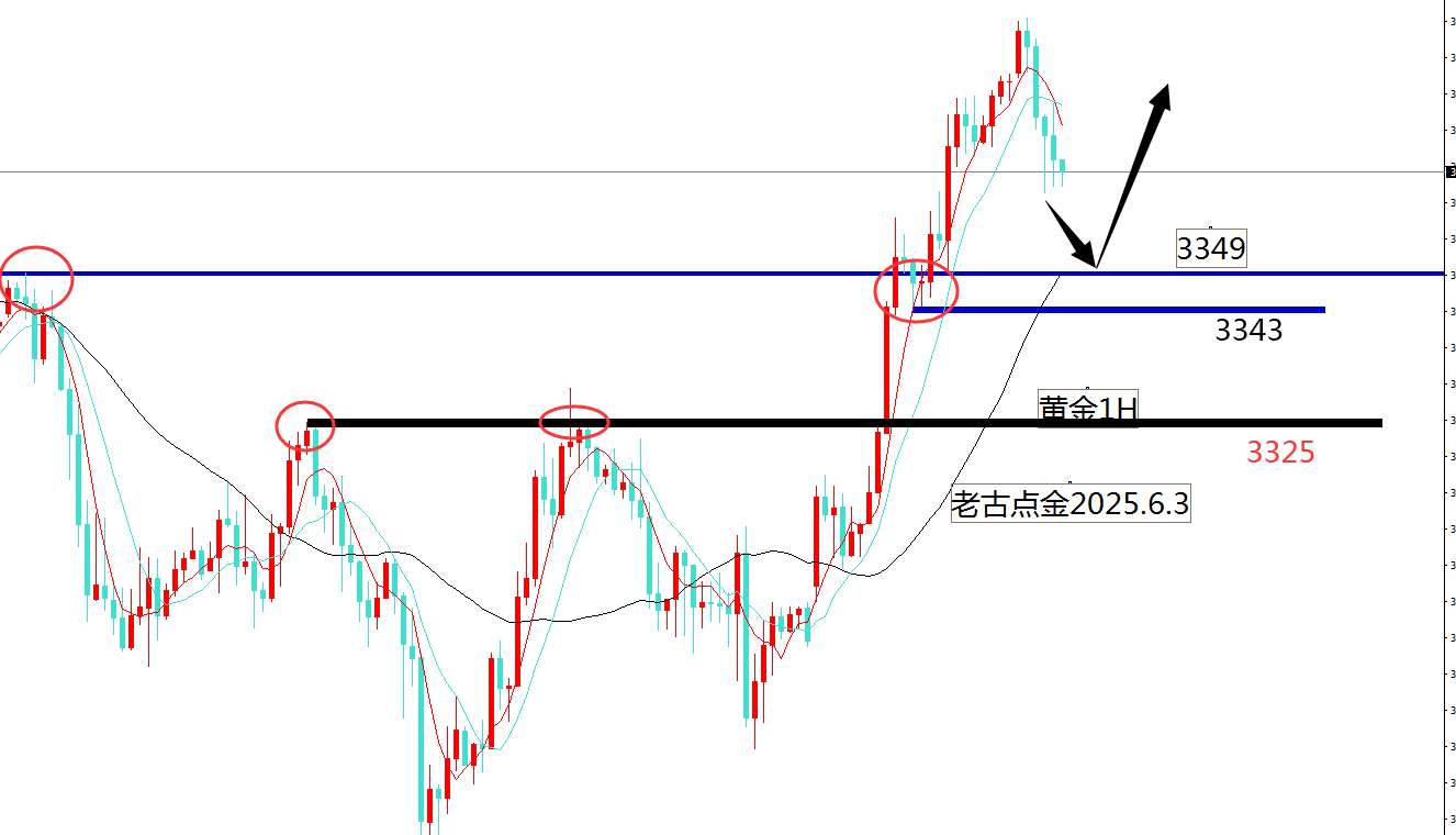 老古点金：黄金布局3349多