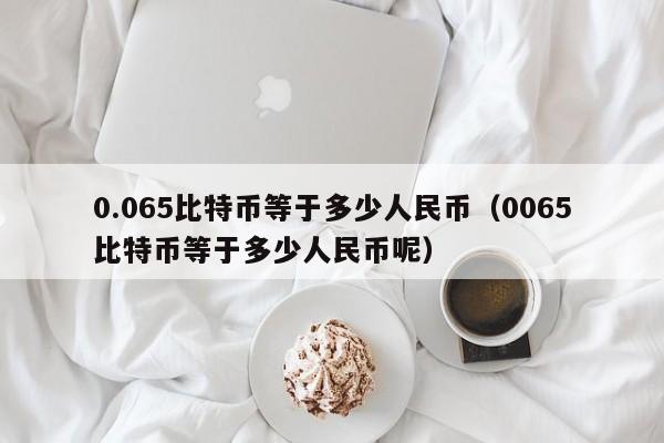 0.065比特币等于多少人民币（0065比特币等于多少人民币呢）