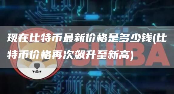 现在比特币最新价格是多少钱 - 比特币价格再次飙升至新高