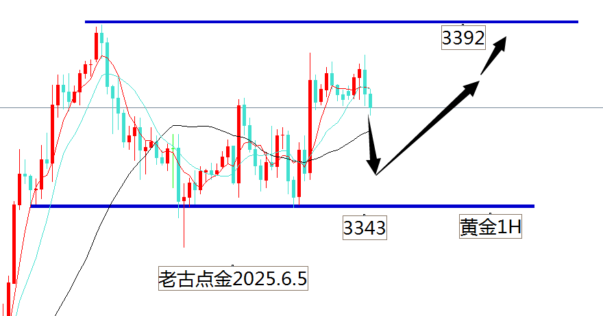 老古点金：黄金3363多